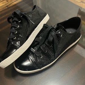 Delman Patent Leather Sneakers Size 8